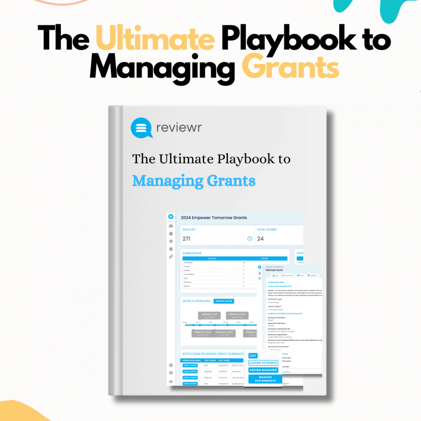 The Ultimate Playbook to Managing Grants is a step-by-step outline on how to manage grant programs from start to finish.